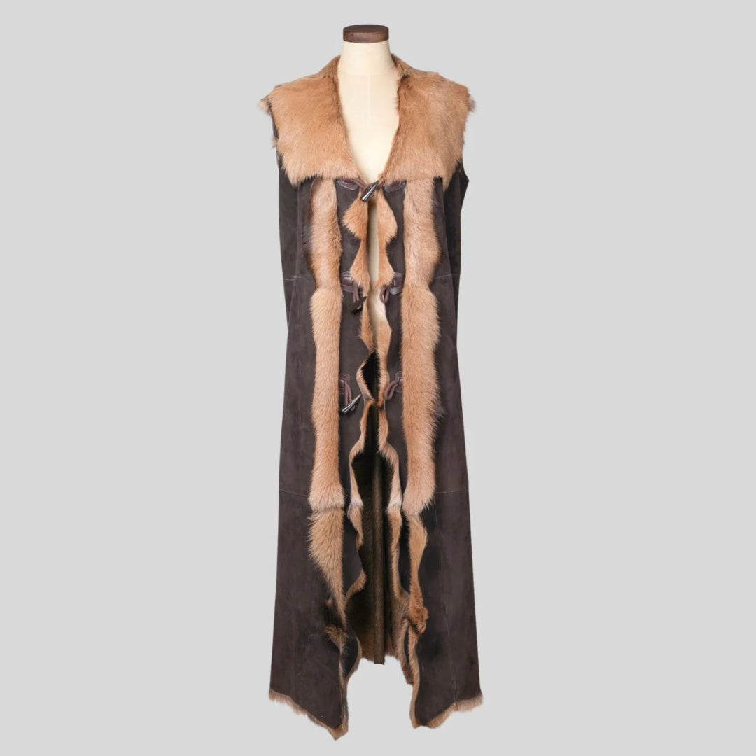 Goat Shearling Vest Duster – Laurent Ranch
